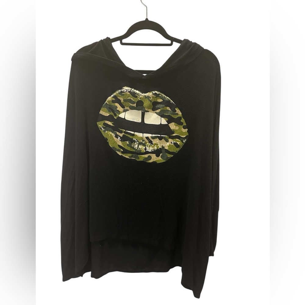 Lauren Moshi Wilma Camo Hooded Pullover Size XL